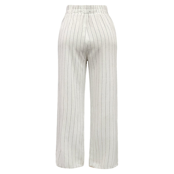 Liberte Neo Bukser Nature Pinstripe