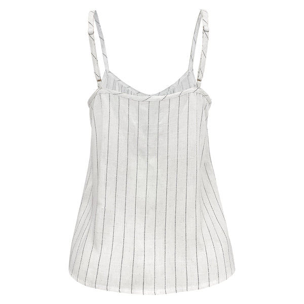 Liberte Neo Strap Top Nature Pinstripe