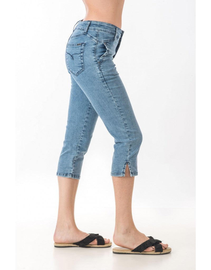 Jonny Q Capri Buks Light X Fit Denim