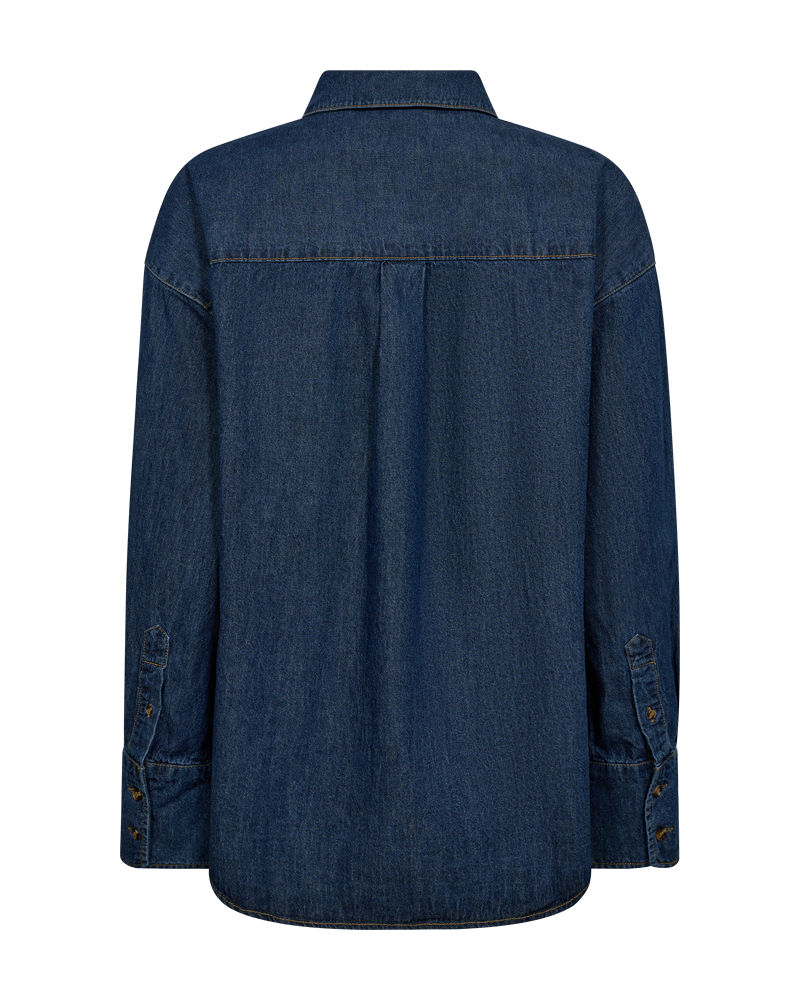 Freequent Lisea Skjorte Medium Blå Denim
