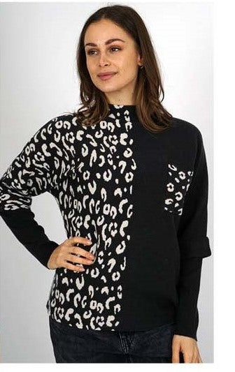 MXO Karn Sweater Mockneck Sort Beige