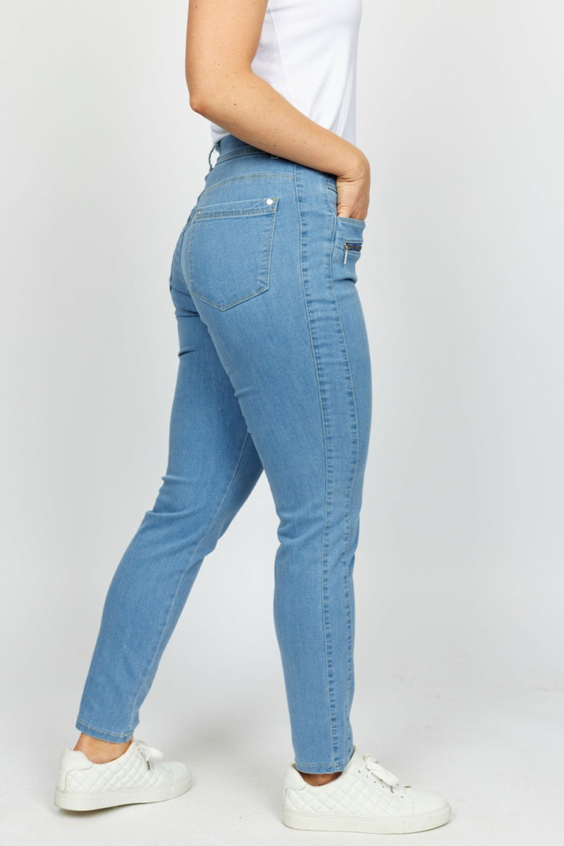 2 Biz Rany Buks Lys Denim Blå