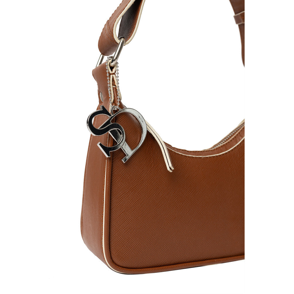 STYLISM 67 Læder Skulder Taske Cognac