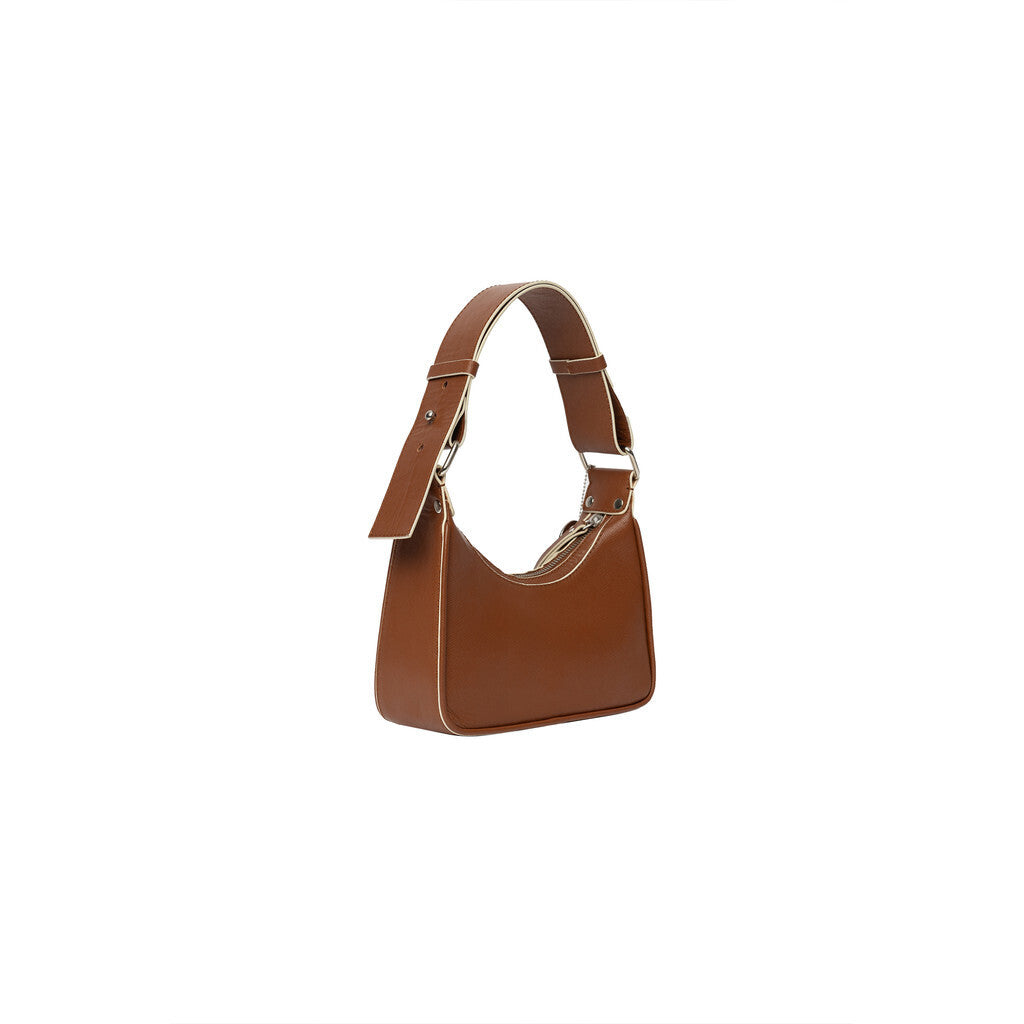 STYLISM 67 Læder Skulder Taske Cognac