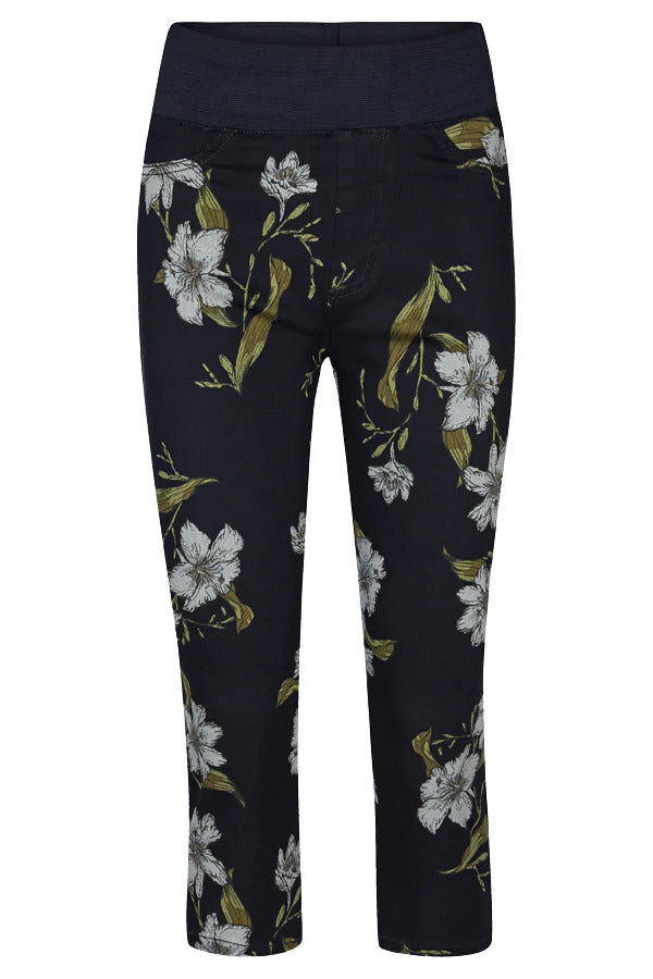 Freequent Shantal Capri Bouquet Navy Mix