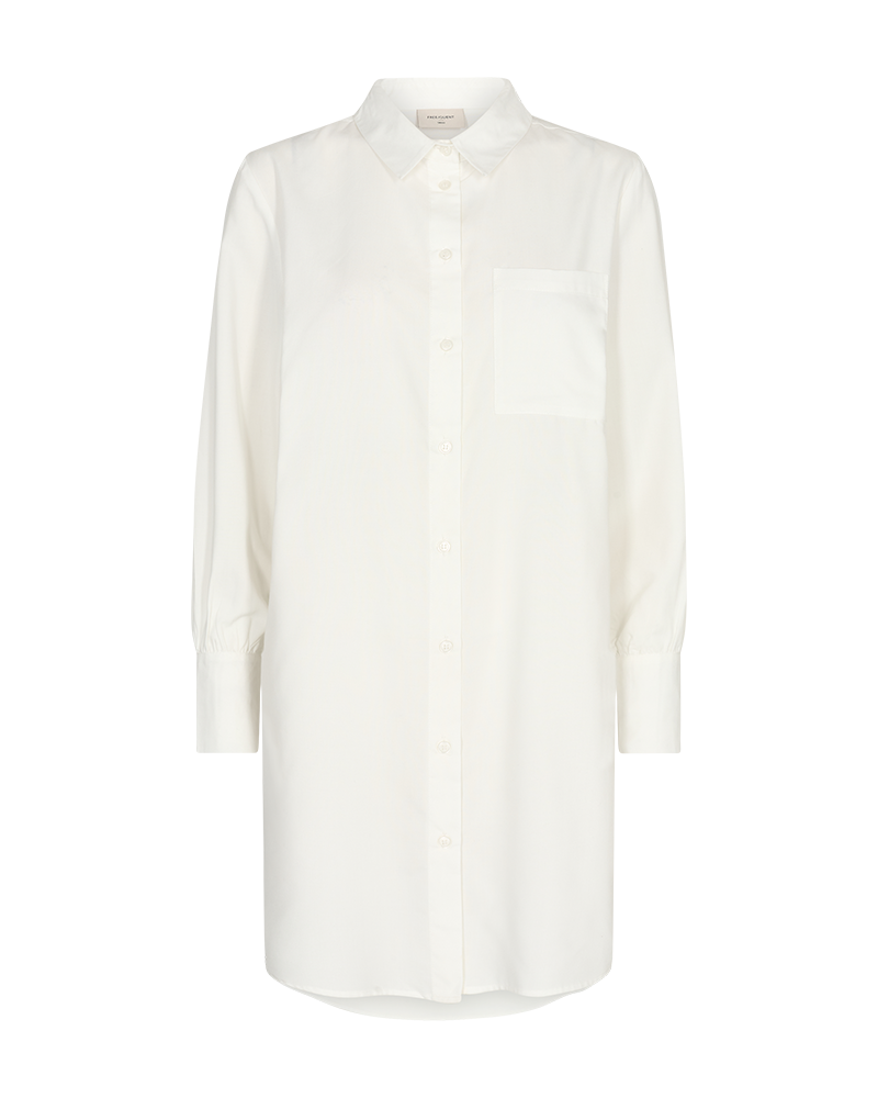 Freequent Flynn Lang Skjorte Off White