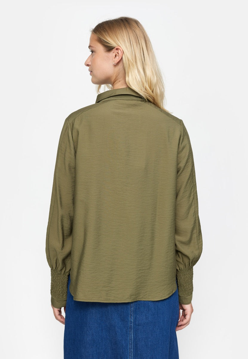 Soft Rebels Tasha Skjorte Burnt Olive Grøn
