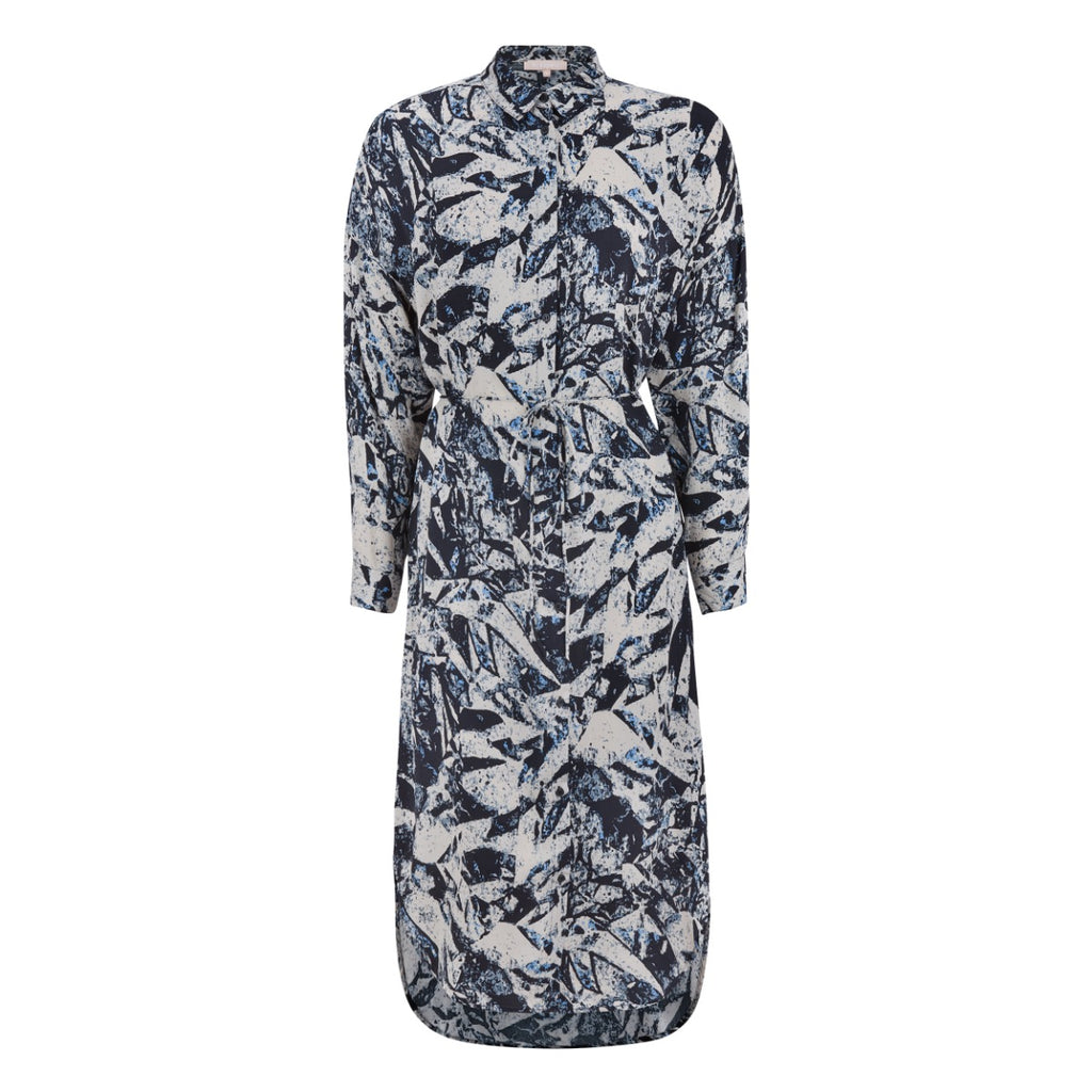 Soft Rebels Mila Midi Skjorte Kjole Landscape Print Sandshell
