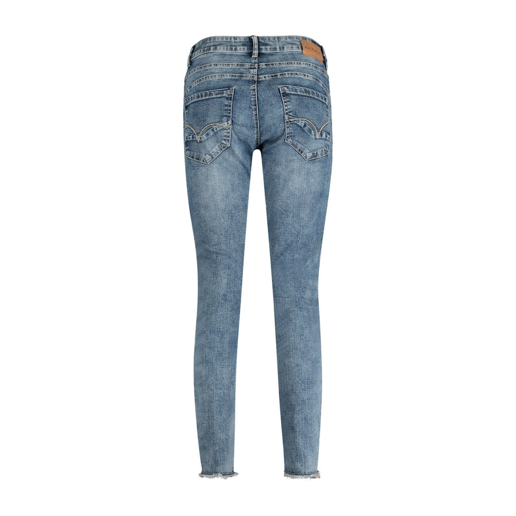 Red Button Sissy Jeans Broderi Blå Denim