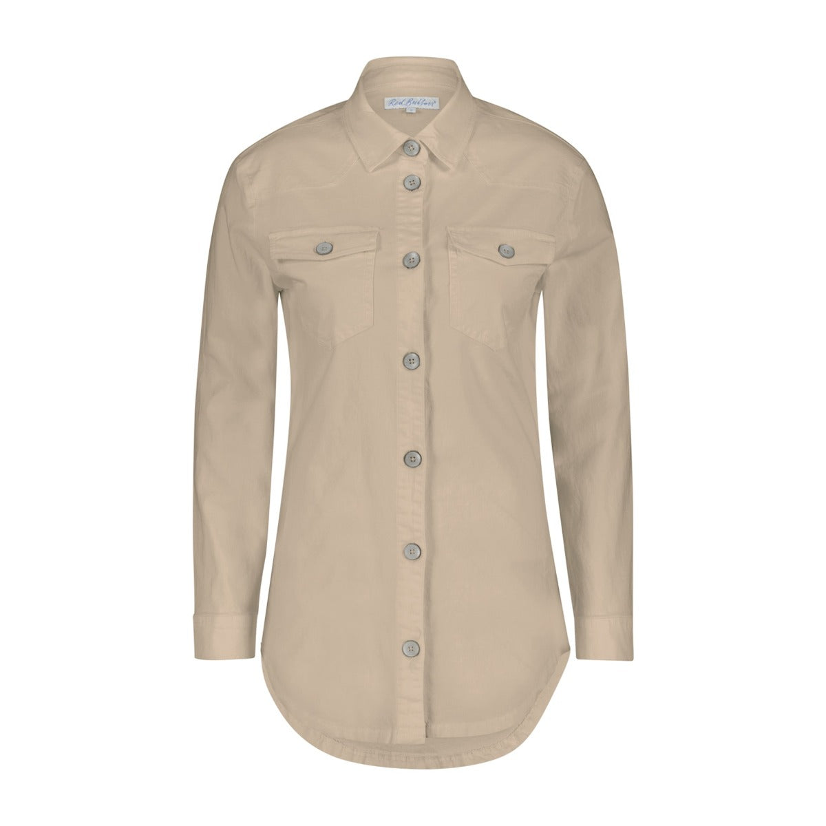 Red Button Nana LinenLook Jakke Hazelnut Sand