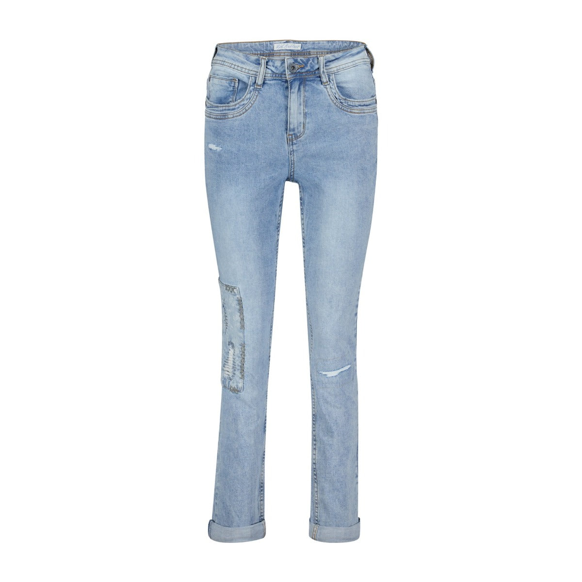 Red Button Kate Jeans Patchwork Denim Blå