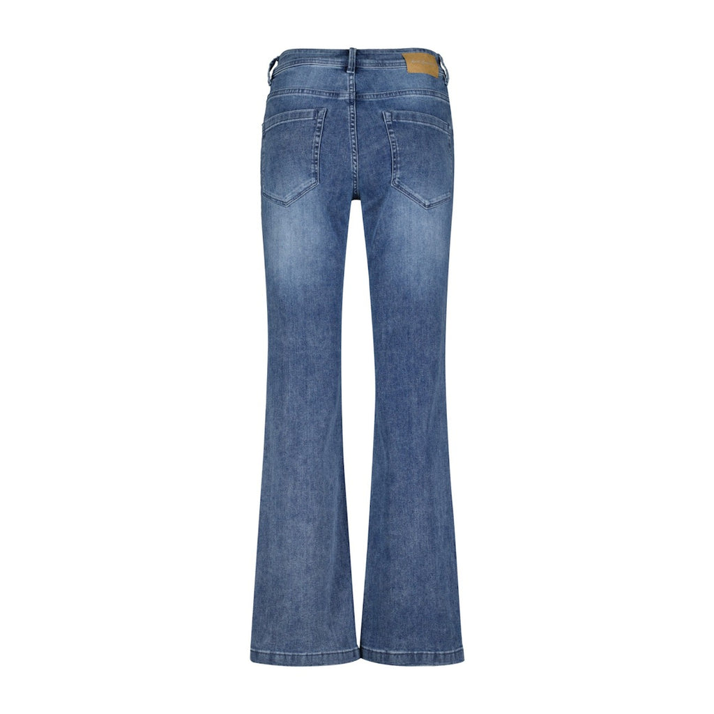 Red Button Colett Jeans 5 Pocket Stone Used Blå