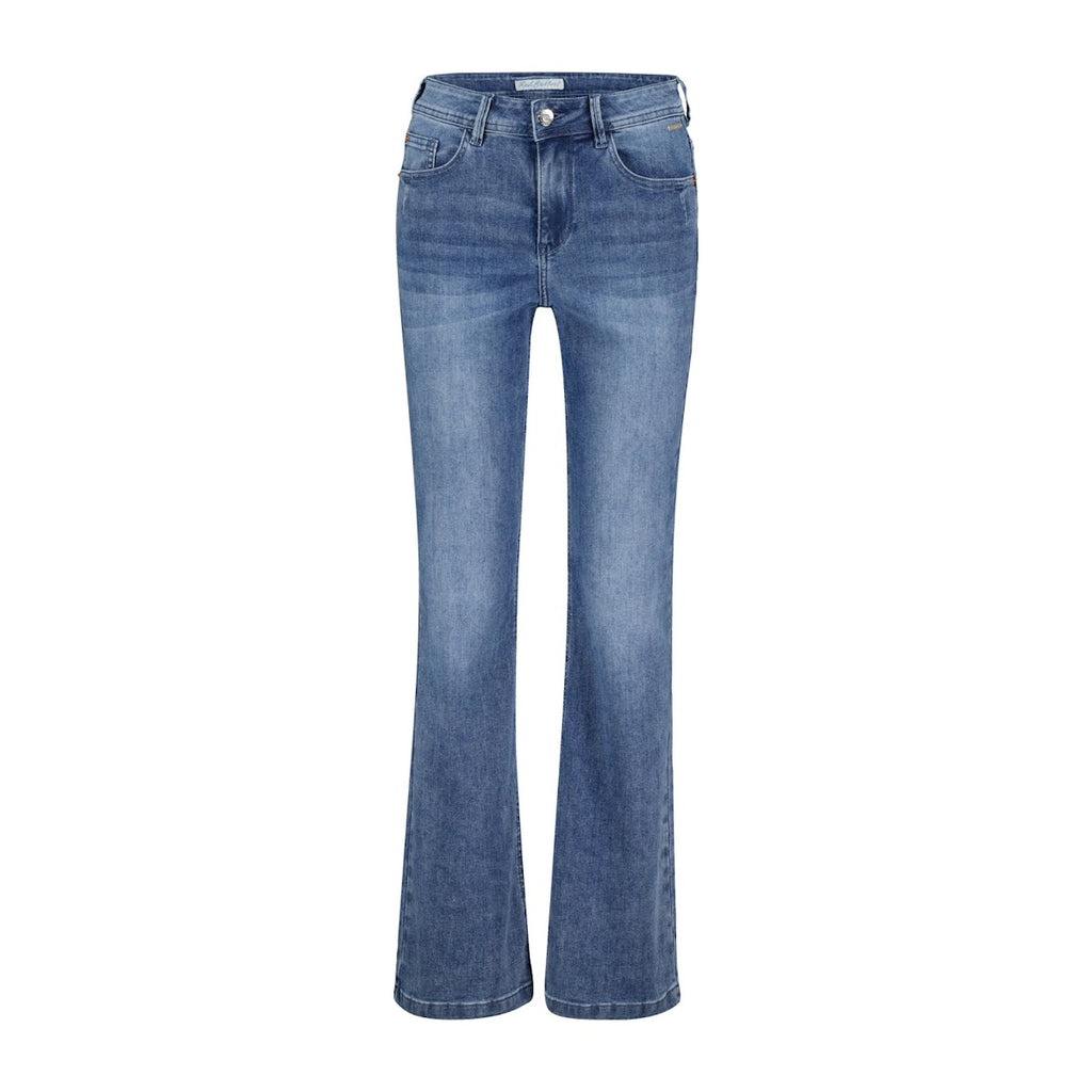 Red Button Colett Jeans 5 Pocket Stone Used Blå