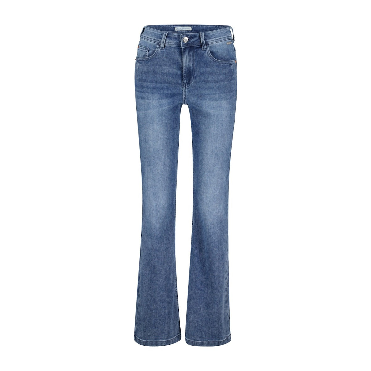 Red Button Colett Jeans 5 Pocket Stone Used Blå