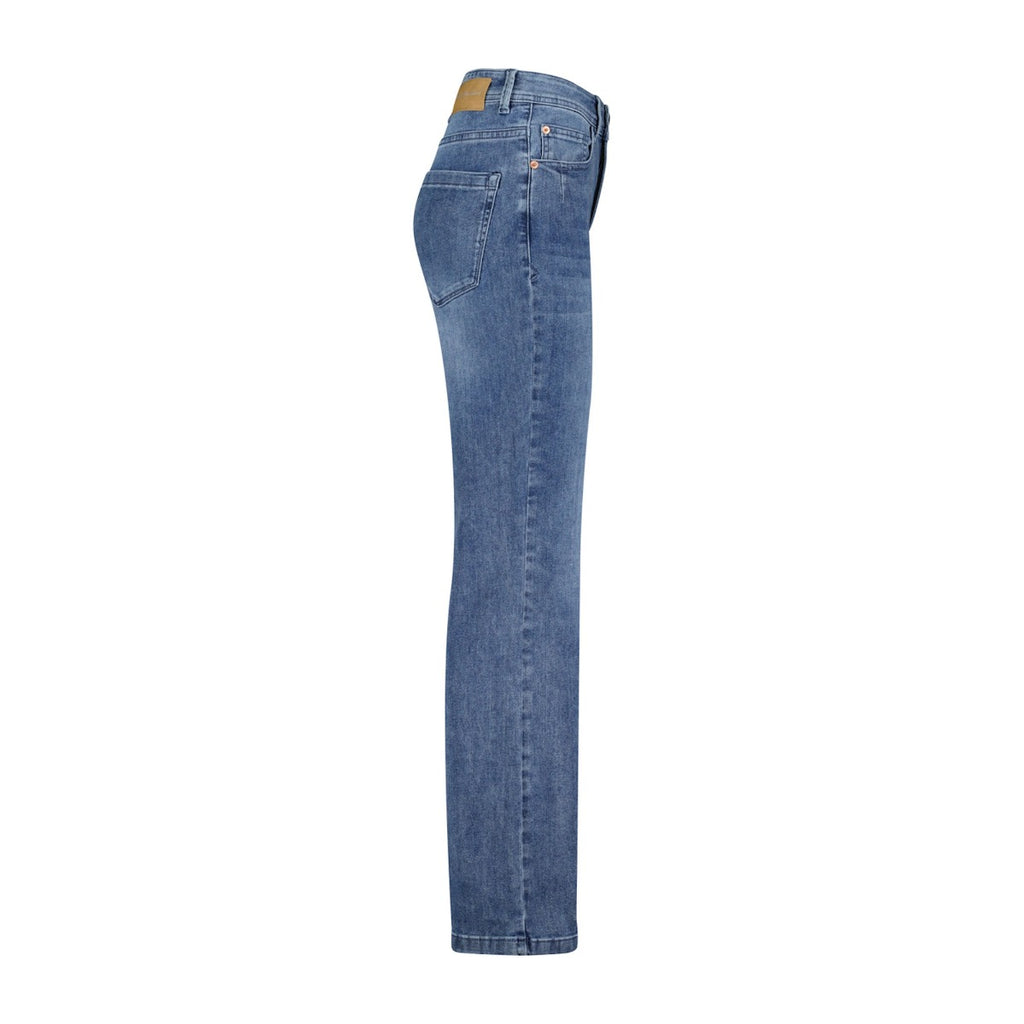 Red Button Colett Jeans 5 Pocket Stone Used Blå