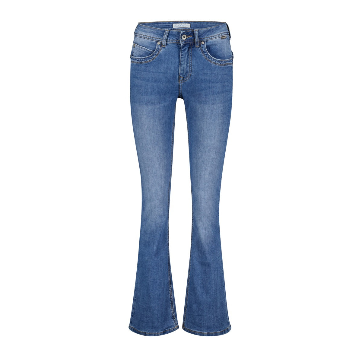 Red Button Babette Jeans Flared Legs L31 Stone Used Blå