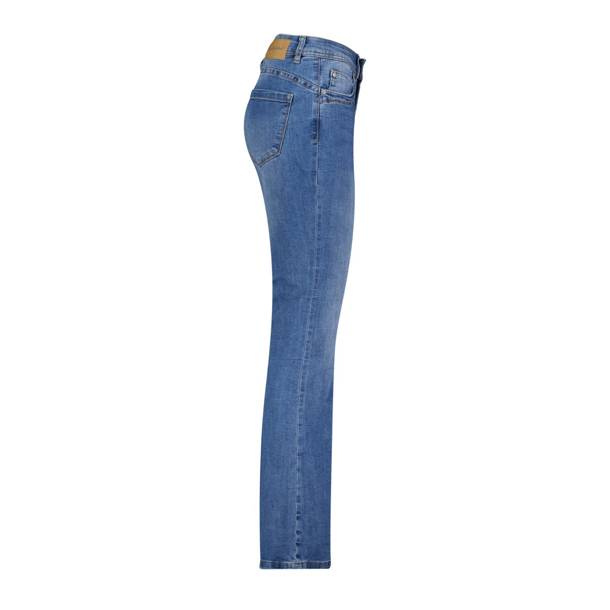Red Button Babette Jeans Flared Legs L31 Stone Used Blå