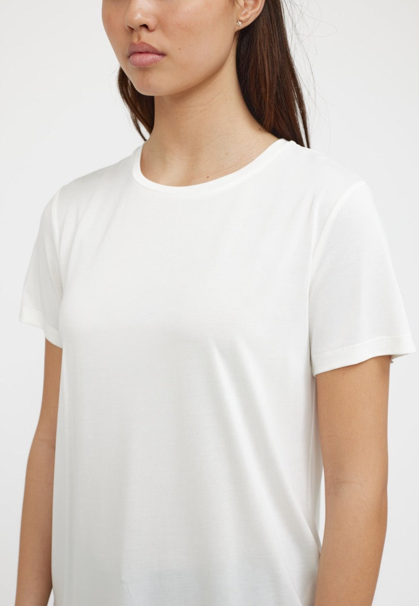 Soft Rebels Hella T-shirt GOTS Sne Hvid