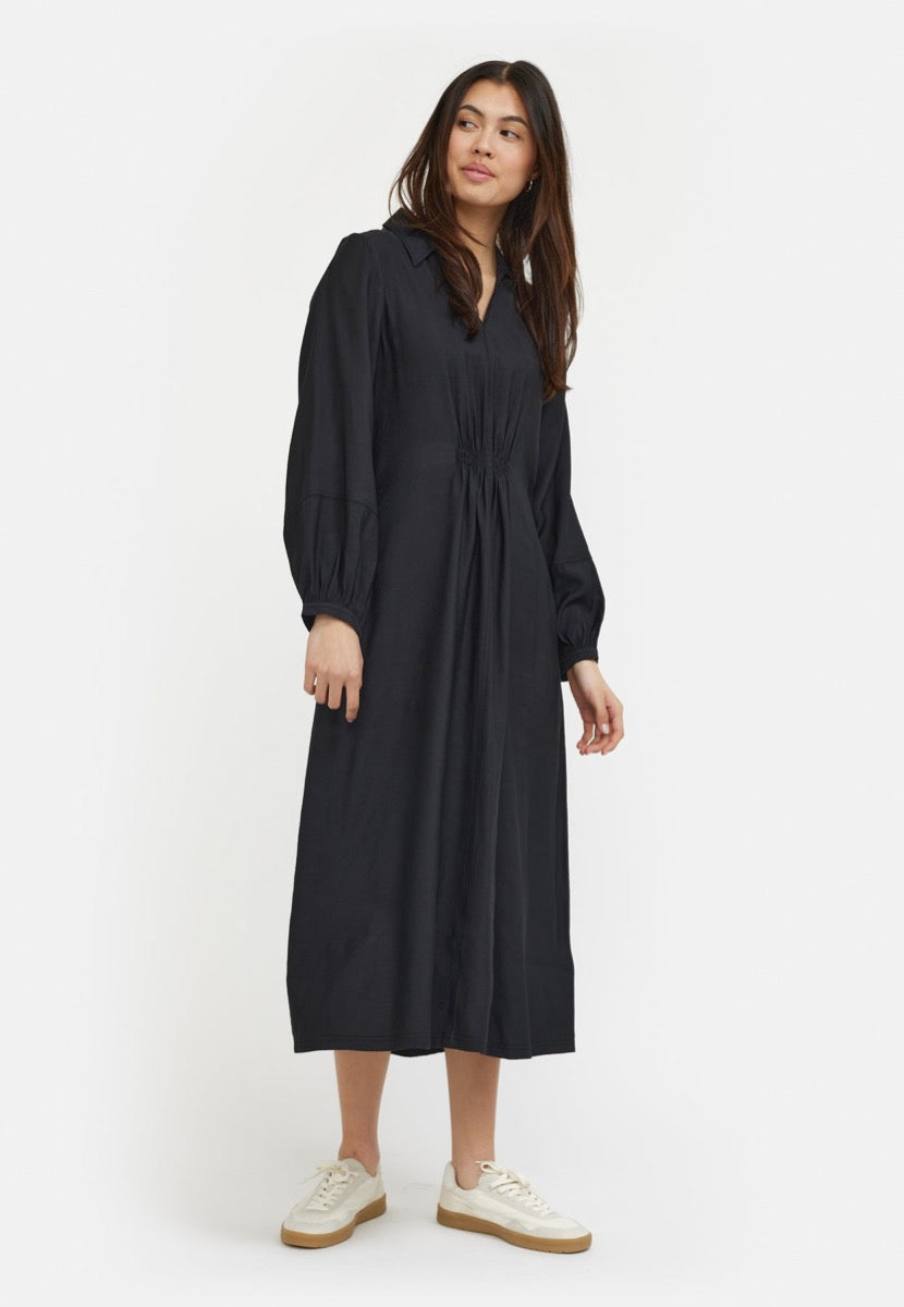 Soft Rebels Lynne Midi Kjole Sort