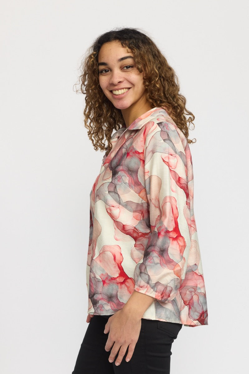 2 Biz Sybille Bluse Rød