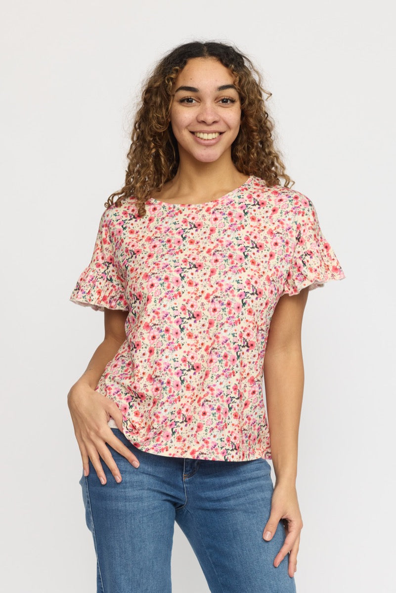 2 Biz Tulia Bluse Rose Flower
