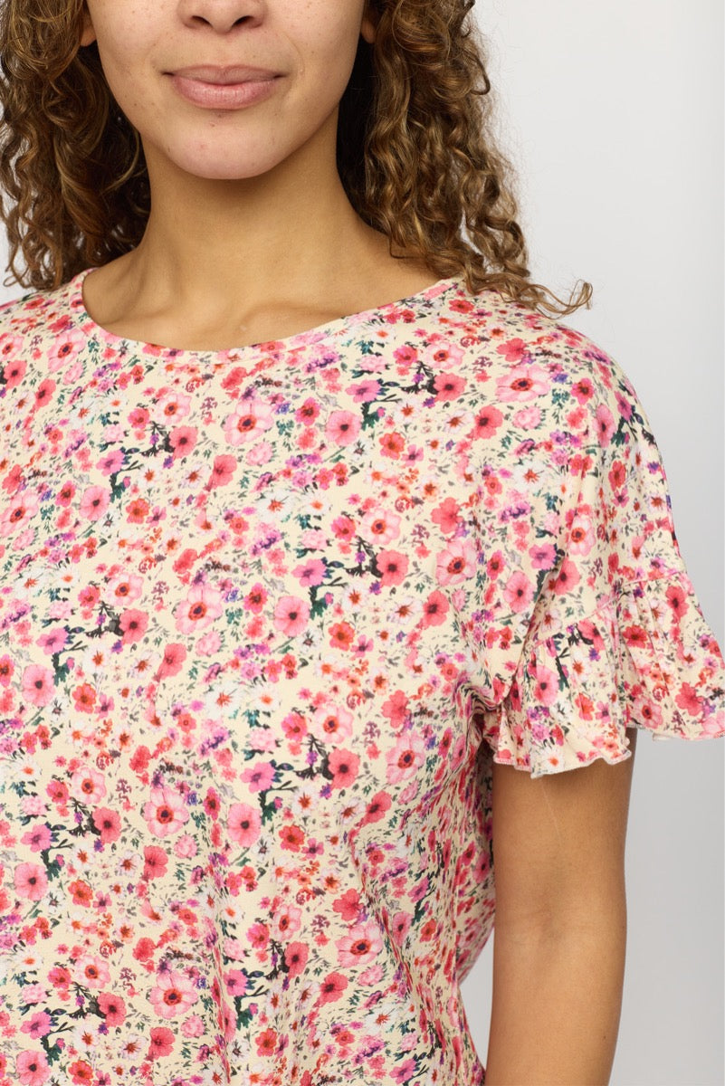 2 Biz Tulia Bluse Rose Flower
